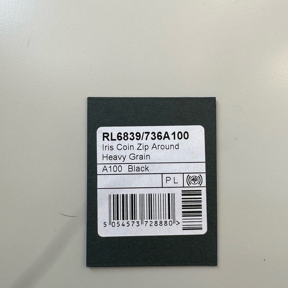 Mulberry London brand new Iris Zip around wallet with tags and box black leather - Picture 7 of 8